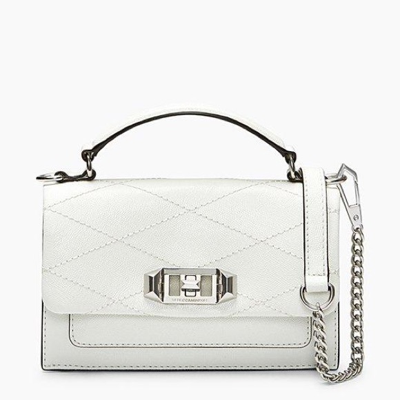 Rebecca Minkoff Je t’aime Medium White Crossbody - Picture 1 of 8